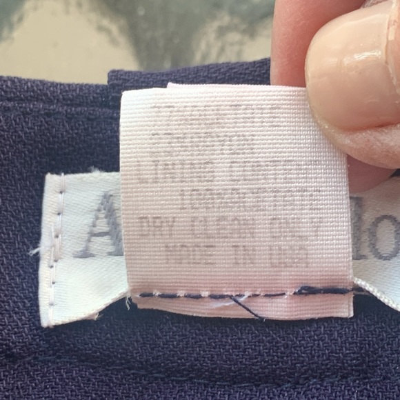 Ann Taylor Studio , pre worn , deep blue slacks - Picture 6 of 6